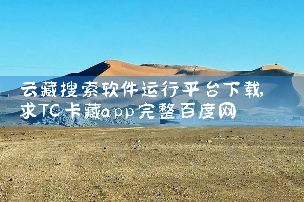 云藏搜索软件运行平台下载