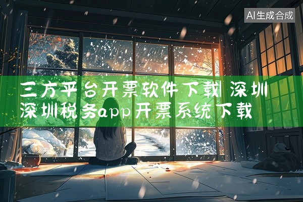 三方平台开票软件下载