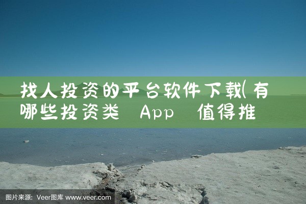 找人投资的平台软件下载