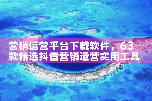 营销运营平台下载软件
